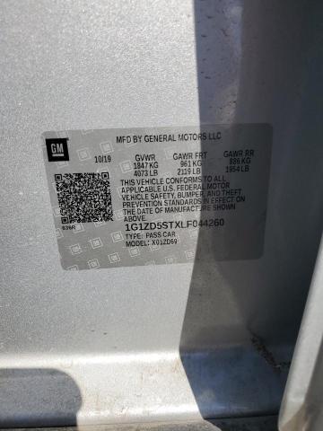 2020 CHEVROLET MALIBU LT - 1G1ZD5STXLF044260