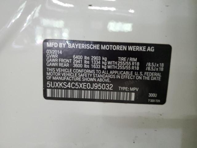 2014 BMW X5 XDRIVE3 - 5UXKS4C5XE0J95032