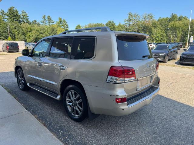 LEXUS LX 570 2014 beige 4dr spor gas JTJHY7AX9E4155773 photo #4