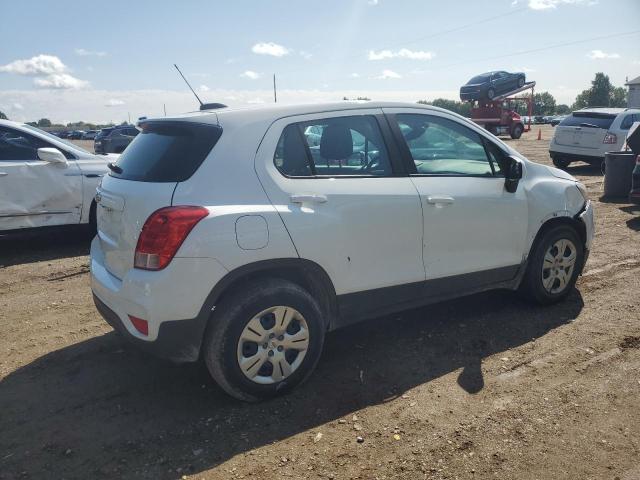 CHEVROLET TRAX LS 2018 white  gas 3GNCJKSB4JL409599 photo #4