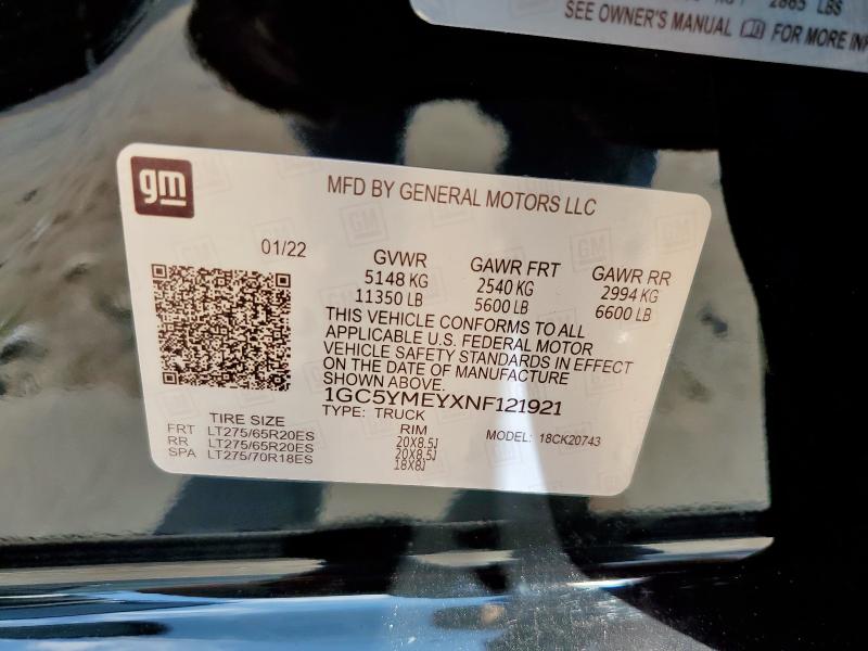 2022 CHEVROLET SILVERADO #3269051090