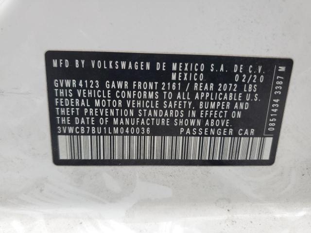 2020 VOLKSWAGEN JETTA S 3VWCB7BU1LM040036