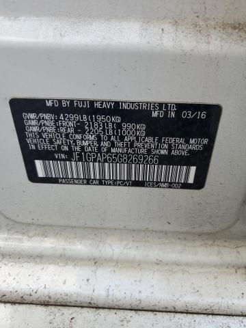 2016 SUBARU IMPREZA SPORT PREMIUM JF1GPAP65G8269266