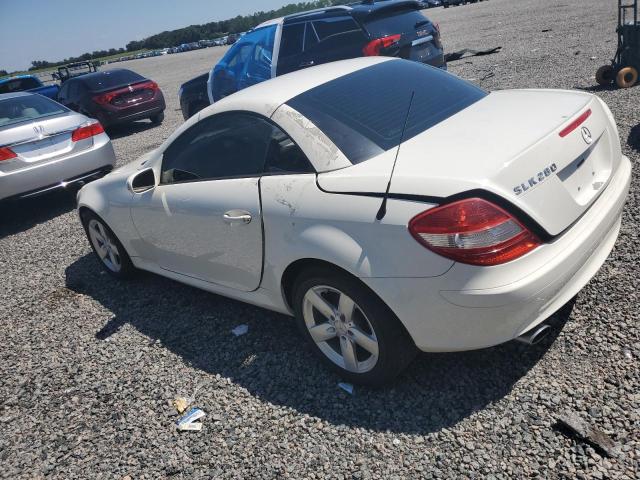MERZ SLK 280 2006 white converti gas WDBWK54F86F105650 photo #3
