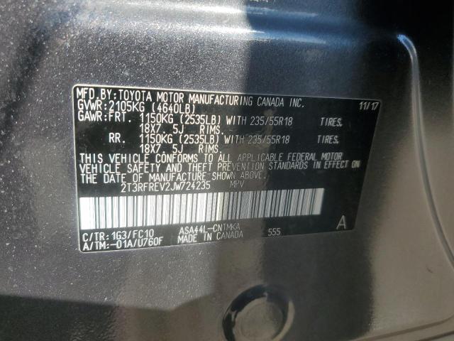 2018 TOYOTA RAV4 ADVEN 2T3RFREV2JW724235