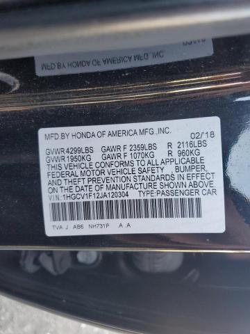 2018 HONDA ACCORD LX 1HGCV1F12JA120304