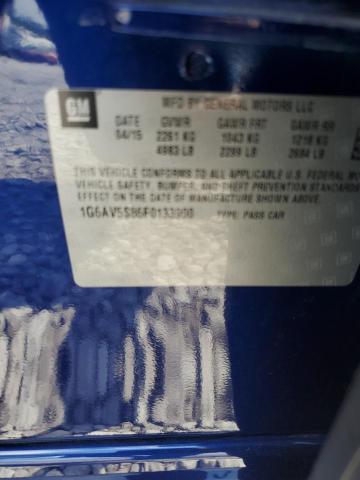 2015 CADILLAC CTS VSPORT 1G6AV5S86F0133900