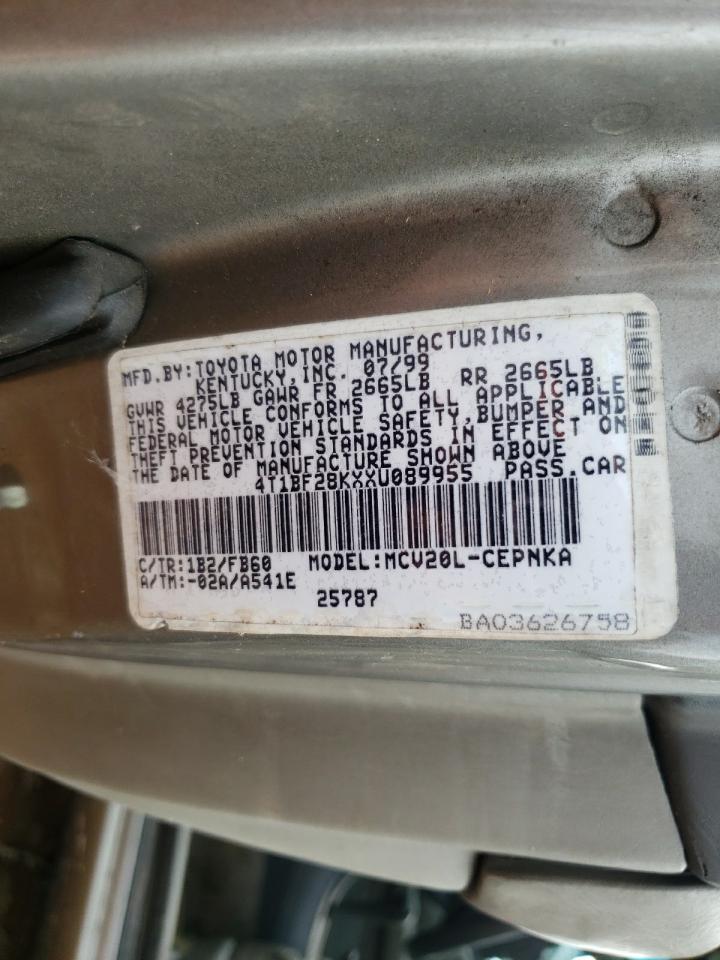 Lot #3274664829 1999 TOYOTA CAMRY LE