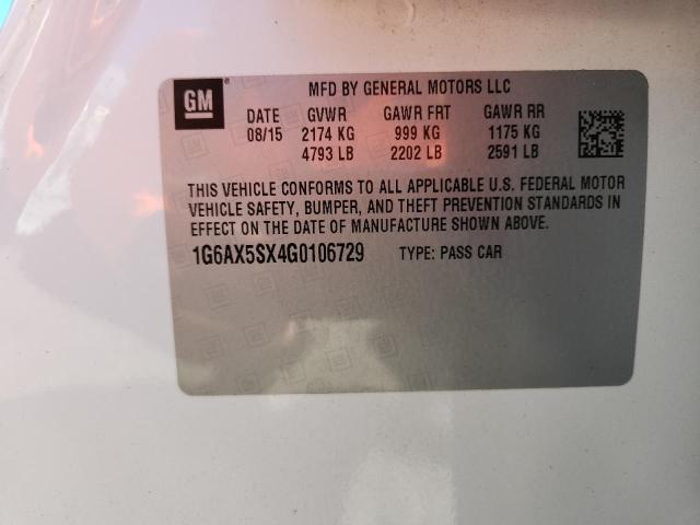 2016 CADILLAC CTS LUXURY - 1G6AX5SX4G0106729