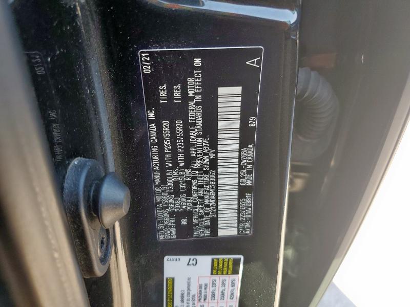 2021 LEXUS RX 350 F S 2T2YZMDA6MC283062