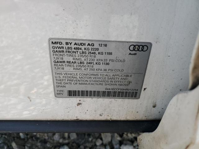 2017 AUDI Q3 PREMIUM #3277007158