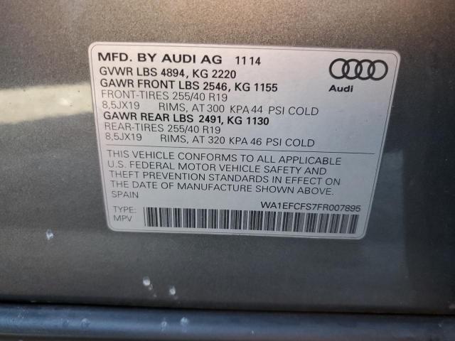 2015 AUDI Q3 PREMIUM #3264663924