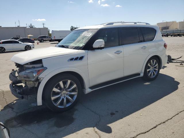 INFINITI QX56 2012 white  gas JN8AZ2ND1C9715424 photo #1