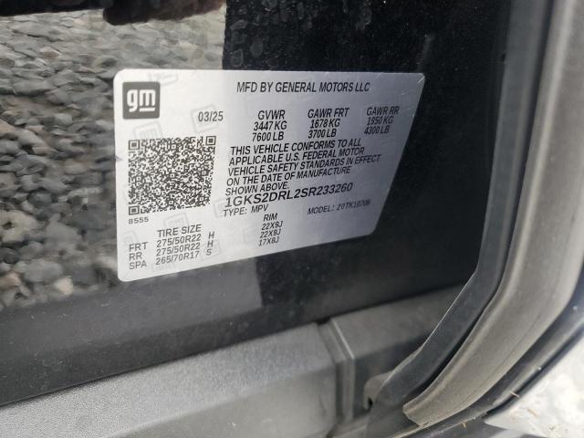 2025 GMC YUKON DENALI 1GKS2DRL2SR233260