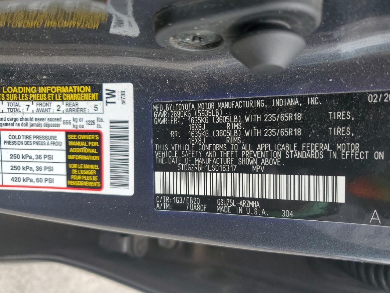 TOYOTA HIGHLANDER XLE