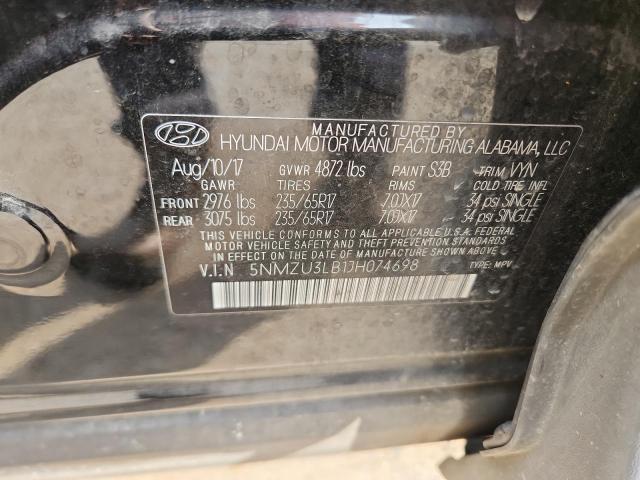 2018 HYUNDAI SANTA FE S 5NMZU3LB1JH074698