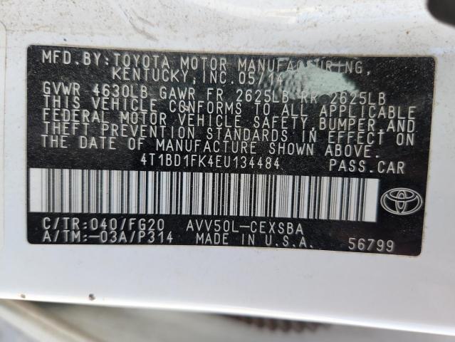 2014 TOYOTA CAMRY - 4T1BD1FK4EU134484