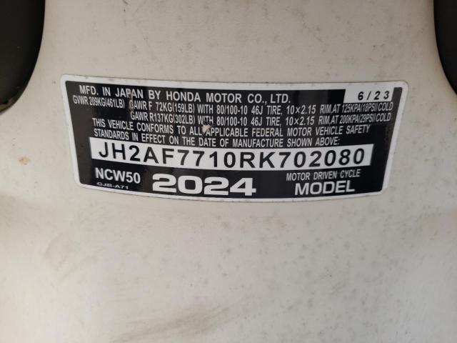 2024 HONDA METROPOLIT JH2AF7710RK702080