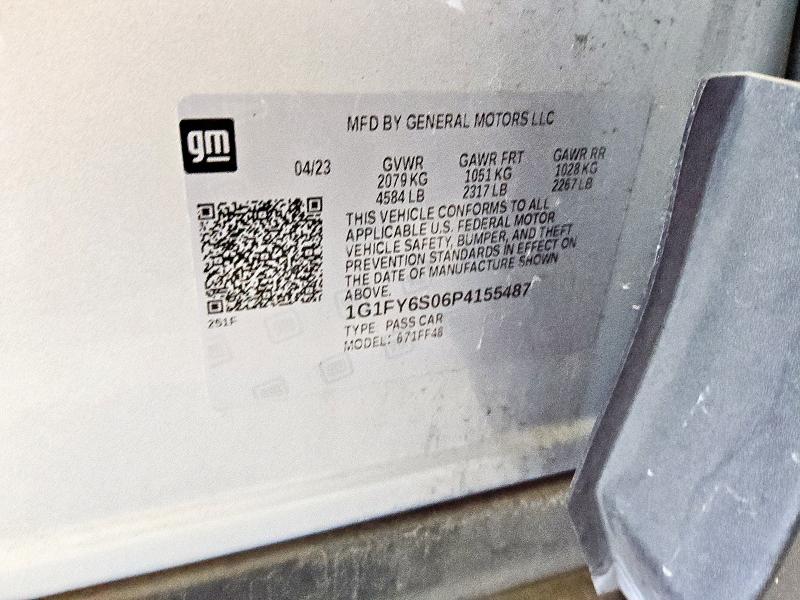 2023 CHEVROLET BOLT EUV L 1G1FY6S06P4155487