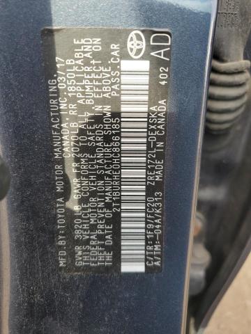 2017 TOYOTA COROLLA L #3291336153