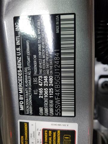 2016 MERCEDES-BENZ C 300 4MAT 55SWF4KB5GU124841