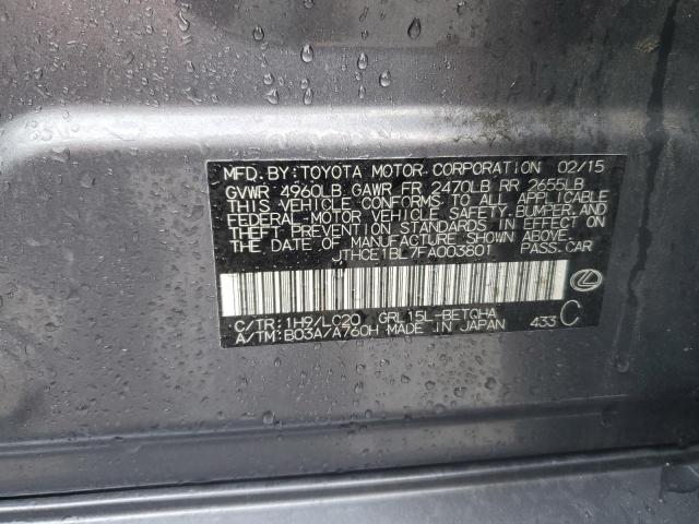 2015 LEXUS GS 350 JTHCE1BL7FA003801