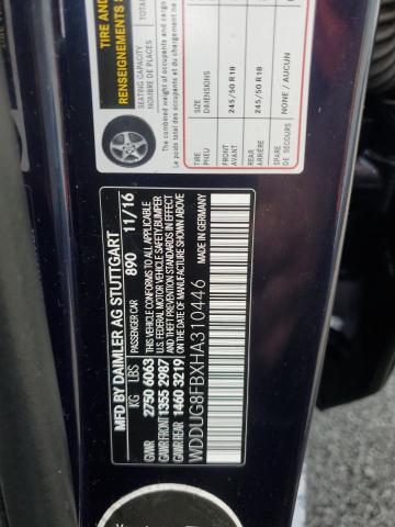 2017 MERCEDES-BENZ S 550 4MAT WDDUG8FBXHA310446