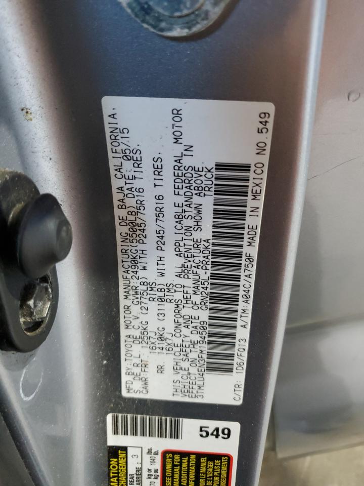 TOYOTA TACOMA DOUBLE CAB