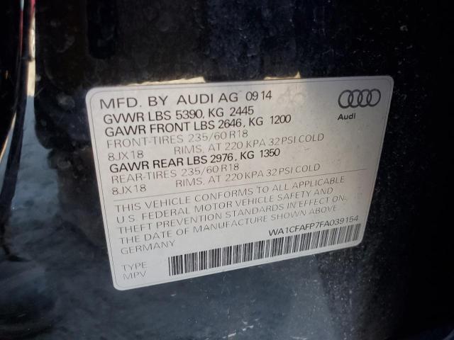 2015 AUDI Q5 PREMIUM WA1CFAFP7FA039154