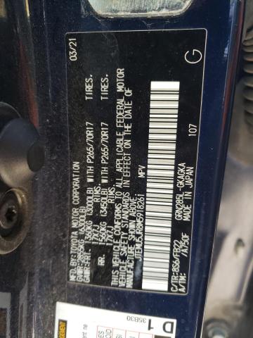 2021 TOYOTA 4RUNNER SR5/SR5 PREMIUM JTEMU5JR8M5918261