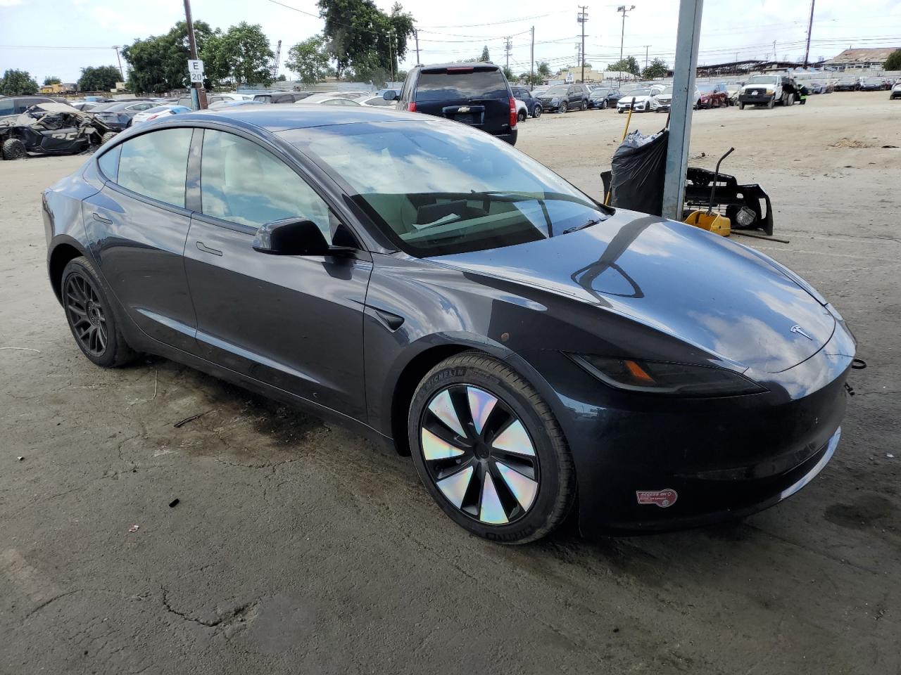 Lot #3291157985 2024 TESLA MODEL 3