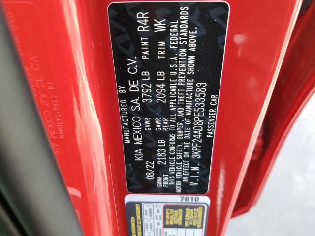 2023 KIA FORTE LX - 3KPF24AD8PE533583