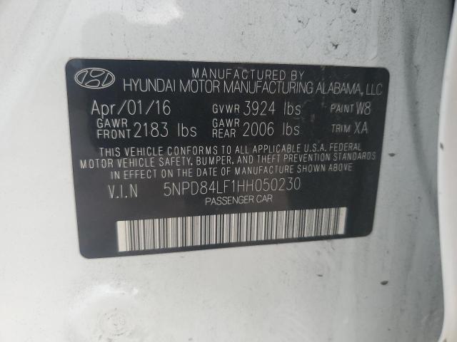 2017 HYUNDAI ELANTRA SE - 5NPD84LF1HH050230