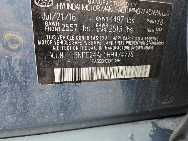 2017 HYUNDAI SONATA SE #3280483148