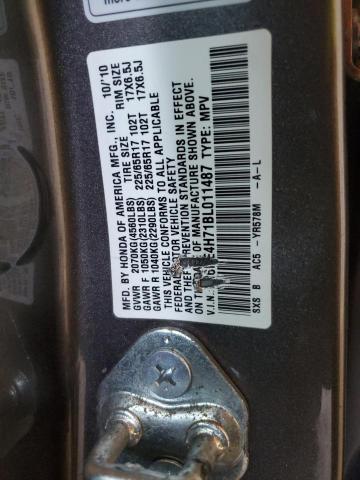 2011 HONDA CR-V EXL - 5J6RE4H71BL011487