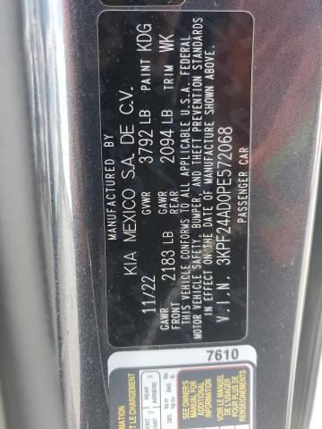2023 KIA FORTE LX 3KPF24AD0PE572068
