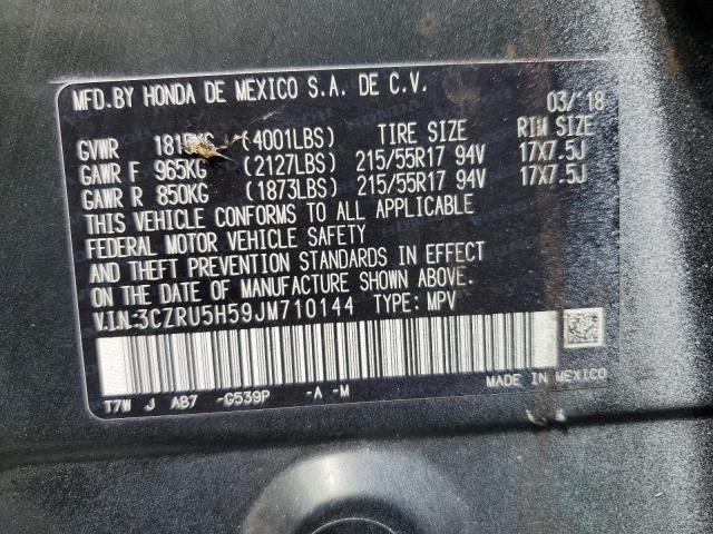 2018 HONDA HR-V EX 3CZRU5H59JM710144