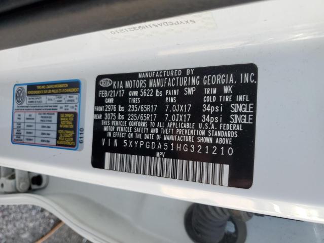 2017 KIA SORENTO LX - 5XYPGDA51HG321210