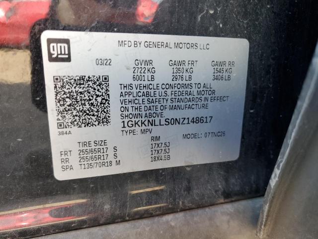 2022 GMC ACADIA AT4 1GKKNLLS0NZ148617