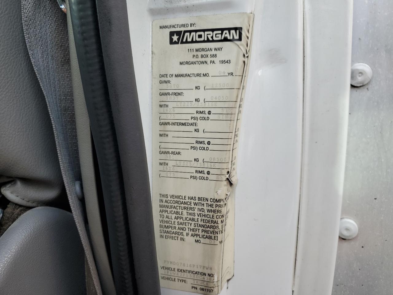 FORD ECONOLINE E350 SUPER DUTY CUTAWAY VAN