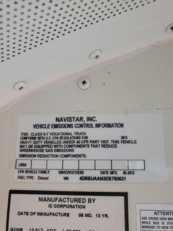 Lot #3268302077 2014 IC CORPORATION CE SERIES