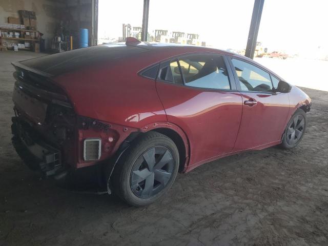 TOYOTA PRIUS LE 2024 red  hybrid engine JTDACAAU8R3015425 photo #4