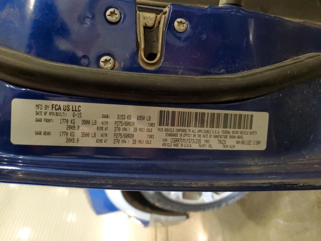 2015 RAM 1500 LARAM 1C6RR7VM1FS731235