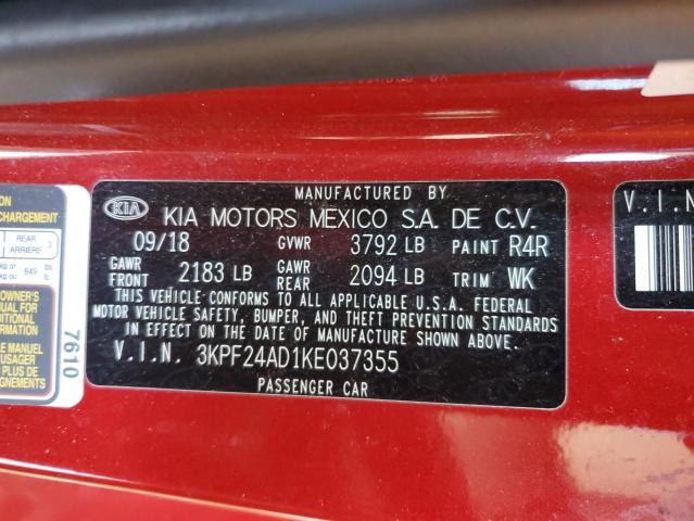 2019 KIA FORTE FE - 3KPF24AD1KE037355