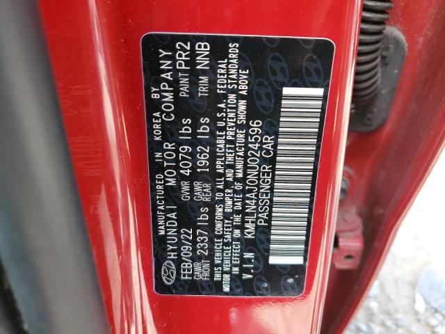 2022 HYUNDAI ELANTRA LI KMHLN4AJ0NU024596
