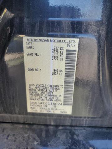 2018 NISSAN ALTIMA 2.5 1N4AL3AP1JC118024