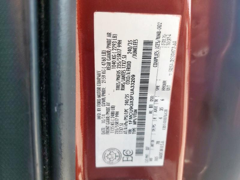 2015 FORD ESCAPE SE - 1FMCU9GX5FUA33209