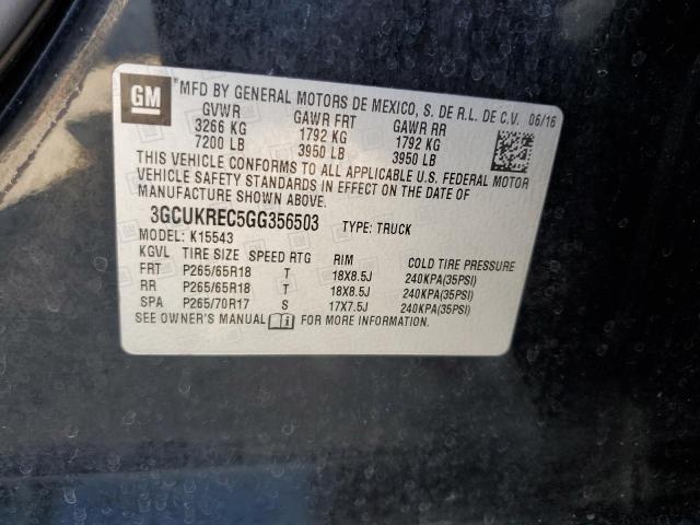 2016 CHEVROLET SILVERADO #3285695685