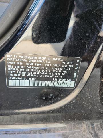 2013 VOLKSWAGEN PASSAT SE - 1VWBM7A31DC135259