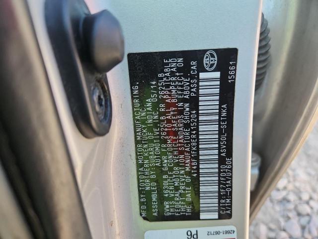 2014 TOYOTA CAMRY L - 4T4BF1FK8ER415204